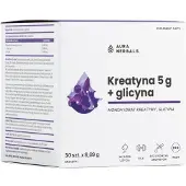 Aura Herbals - Kreatiinimonohydraatti 5 g + Glysiini annospussit (30 kpl)