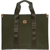 Bric's X-Collection Shopperit M 40.5 cm Kannettavan tietokoneen taskun syvyys Oliivinvihreä