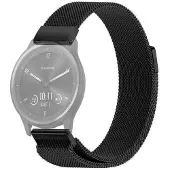 SKALO Milanese Loop to Garmin Vivomove HR - Musta