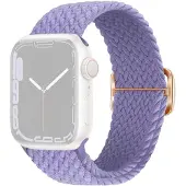 SKALO Punottu -ranneke Apple Watch SE 40mm - Violetti