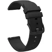 SKALO Silikoniranneke Xiaomi Watch S3 - Musta