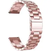 SKALO Teräsranneke Samsung Watch 7 40mm/44mm - Pinkki