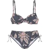 Sunseeker Bikini ruskea / oliivi / vaaleanoranssi / roosa / musta