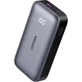 UGREEN 10000mAh Mini Powerbank Quick Charging 30W, Harmaa (25185)