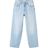 Mango Mid-Rise Straight Jeans - Blue - 140