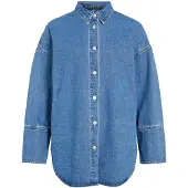Vila Vimalou L/S Detailed Denim Shirt - Blue - 38