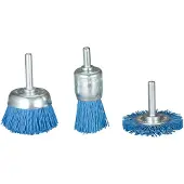 Makita Pyöreä nylon-harja D-70758; 3 kpl.