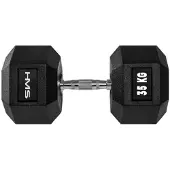 HMS Käsipaino Hex Pro - 35 kg