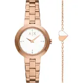 Armani Exchange Korusarja roosa / valkoinen