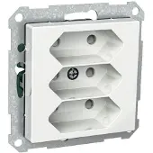 Schneider ELECTRIC EXXACT 3-OSAINEN PISTORASIA EURO KESKIÖLEVY RUUVILIITOS VALKOINEN (WDE002279)
