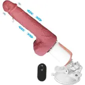 Dark Red Brand Automaattinen dildo kaukosäätimellä
