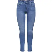 ONLY Onlblush Mid Sk Ank Rw Dnm Rea1319 Noos - Blue - M x 34