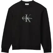 Calvin Klein Jeans Ls Eu 350Terry Monologo Cn Swtsh - Black - XL