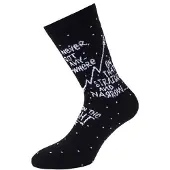 Cinelli The Right Foot Socks Musta EU 43-46 Mies