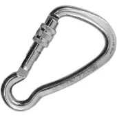 Kong Italy Harness Kl Screwed Snap Hook Hopeinen 80 mm