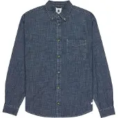 Element Button Down Regular Chambray Paita sininen, L