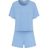 LASCANA Pyjamashortsit vaaleansininen