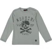 KOROSHI Paita khaki / tummanvihreä