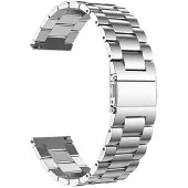 SKALO Teräsranneke Xiaomi Watch S3 - Hopea