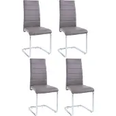 Notio Living Tuolisarja Amber 4 kpl, harmaa