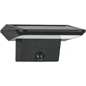 Eglo Porrassa Solar Wall with Sensor L155 800LM 2000MAH Black
