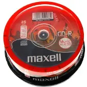 Maxell CD-R 700MB, 52x, CD-R, 120 mm, 700 MB, 25 kpl (MX628529)
