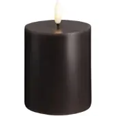 Moods & More LED pillar candle - Charcoal - 74x100 mm