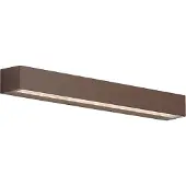 QAZQA Teollinen ulkoseinävalaisin ruosteenruskea 55cm sis. LED IP65 - Hannah