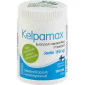 Raw Organic Hankintatukku Kelpamax jodi 150ug 120 tabl.