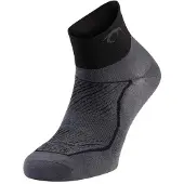 Lurbel Race Three Grey/Black Socks, Size M