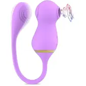 Airi Vibraattori klitoris- ja G-stimulaattorilla, violetti väri