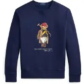 Ralph Lauren Seasonal Fleece-Knt-Sweatshirt - Navy - L