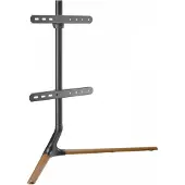 MaxMount Pöytäteline TV:lle 45"-65" – Musta/Pähkinäpuu