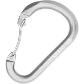 Kong Italy Paddle Wire Curved Snap Hook Hopeinen