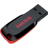 SanDisk – Cruzer Blade 32GB Electric Blue (SDCZ50C-032G-B35BE)