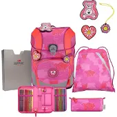 DERDIEDAS ErgoFlex Tiny Koulureppu-setti 6-osainen Rosa