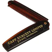 Captain Fawcett Folding Pocket Beard Comb