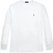 Ralph Lauren Pima Polo-Lsl-Tsh - White - S