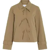 Vila Viemelie L/S Bow Jacket - Brown - 42
