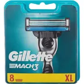 Gillette Mach3 - Testine di ricambio contiene 8 pezzi