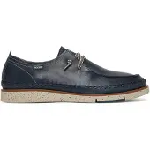 Pikolinos for man. M6L-4274C1 San Juan blue leather shoes (44), Flat, Laces, Casual