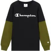 Champion Long Sleeve T-Shirt - Navy - 174-179