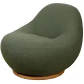 Cane-Line , Gem lounge tuoli m/teak kääntölaakeri Dark green, Rise