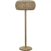 Cane-Line Illusion Glow lattiavalaisin m/natural Weave Teak