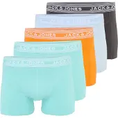 Jack & Jones Bokserishortsit 'JACHUSH' pastellinsininen / antrasiitti / minttu / oranssi
