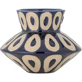 Bloomingville Bashir Vase - Navy - H12CM