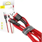Baseus Cafule Lightning USB-kaapeli 1.5A 2m (Punainen)