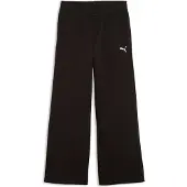 Puma Ess Wide Leg Pants Tr G - Black - 128