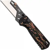 CJRB Boxer J1967-BBK Black Blade Holder, Black Orange G10, pocket knife