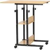 Springos Siirrettävä pöytä 73–85 x 40 x 80 cm HF0060